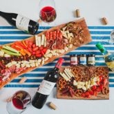 Bottles on table